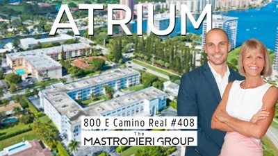 Atrium Condo Boca Raton Property Tour | 800 E Camino Real 408